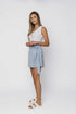 Winona-Tie Front Skirt